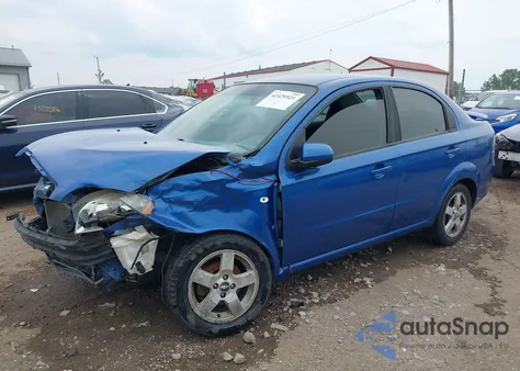 2007 Chevrolet Aveo Lt z USA, uszkodzony, nr VIN KL1TG56677B065483